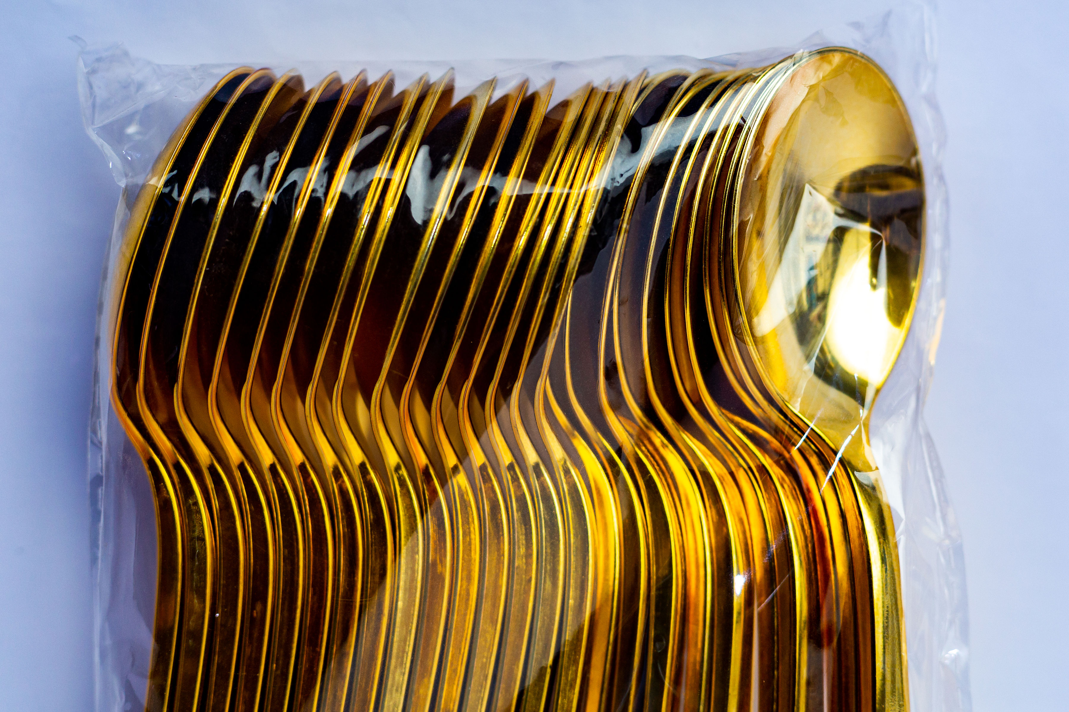 Stainless Steel Golden Spoon