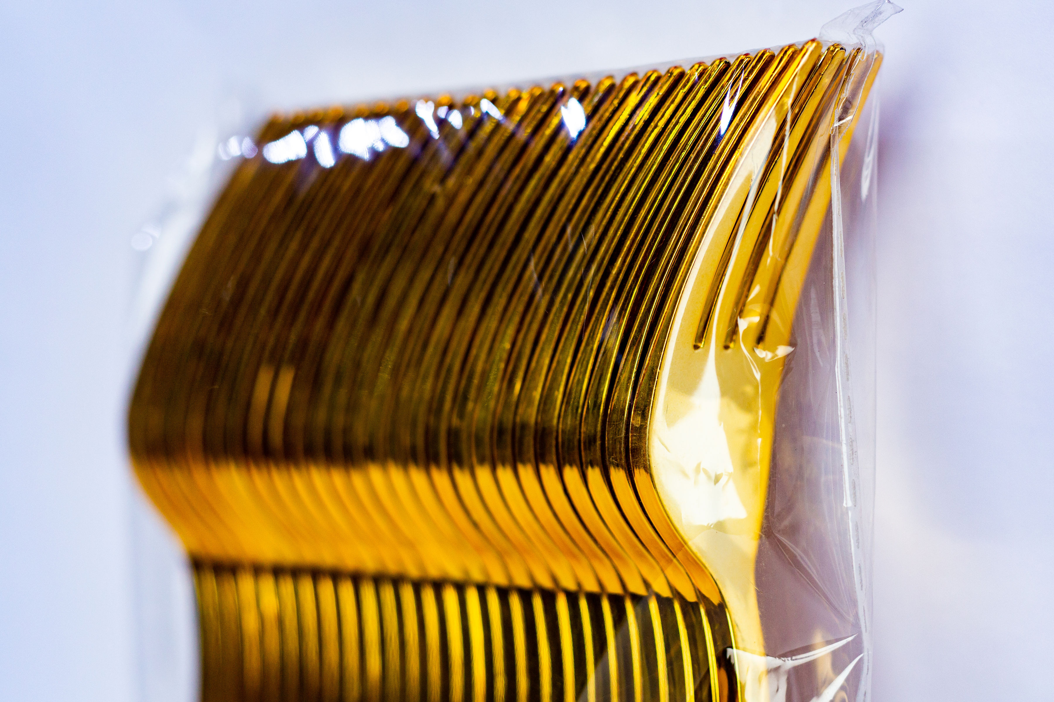 Stainless Steel Golden Fork
