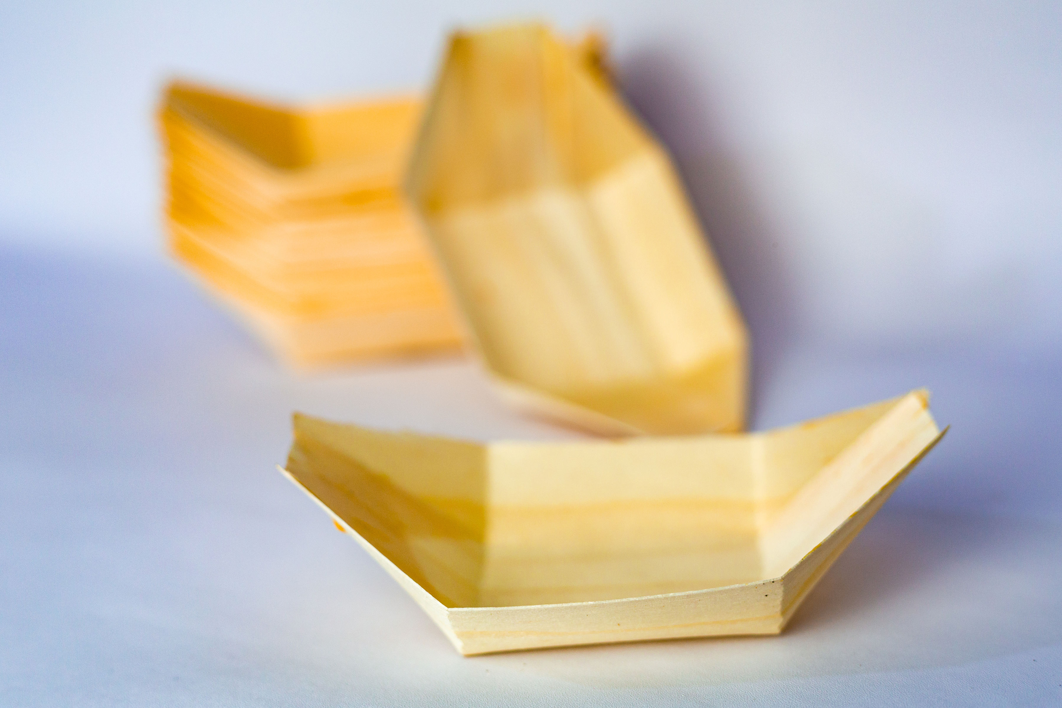 Bamboo Boat Plates - Small Size hover